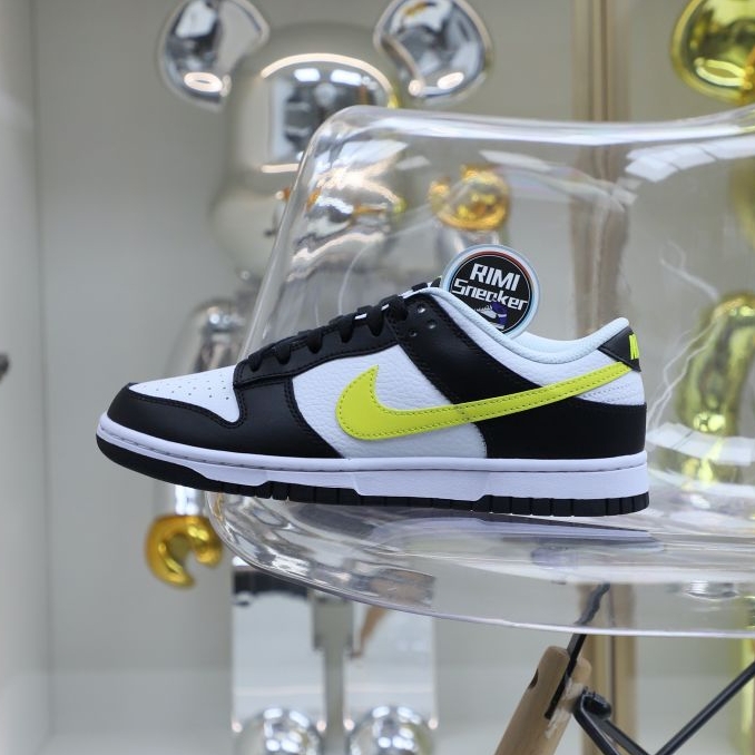 Nike Dunk Low "Black White Yellow"