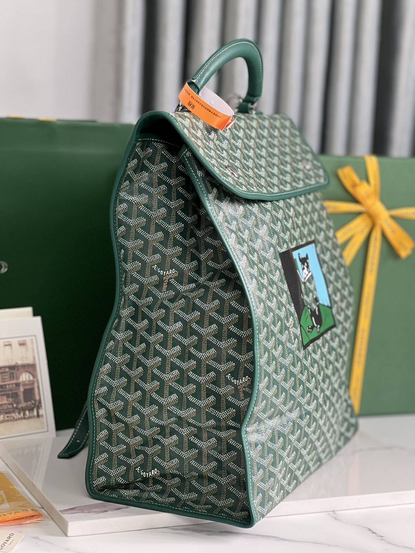 Goyard Limited Edition Bucket Saint Leger Folding Backpack Size: 33 * 35 * 16cm