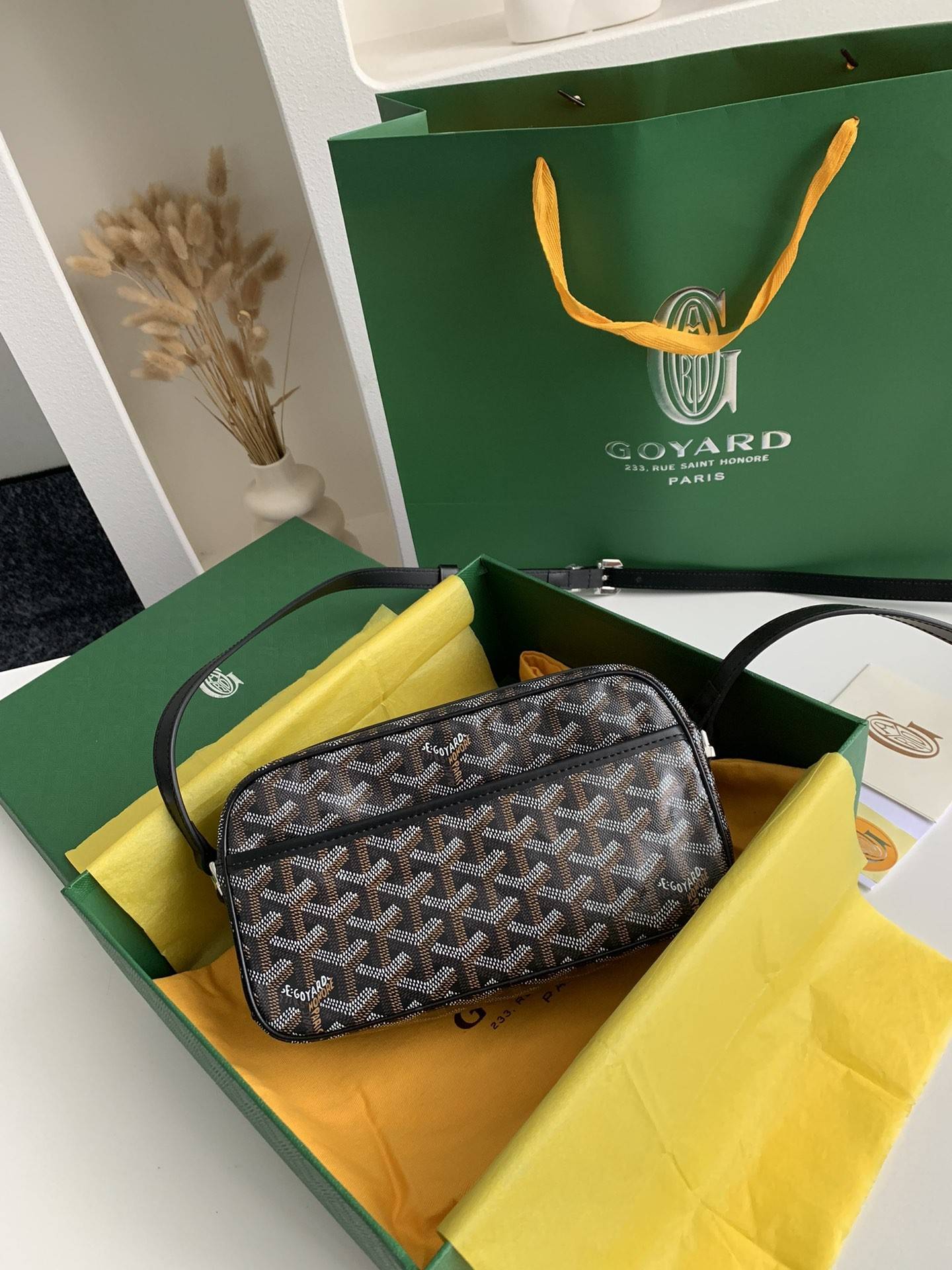 Goyard 2023 New Cap Vest Camera Bag Size: 22 * 13 * 6.5cm
