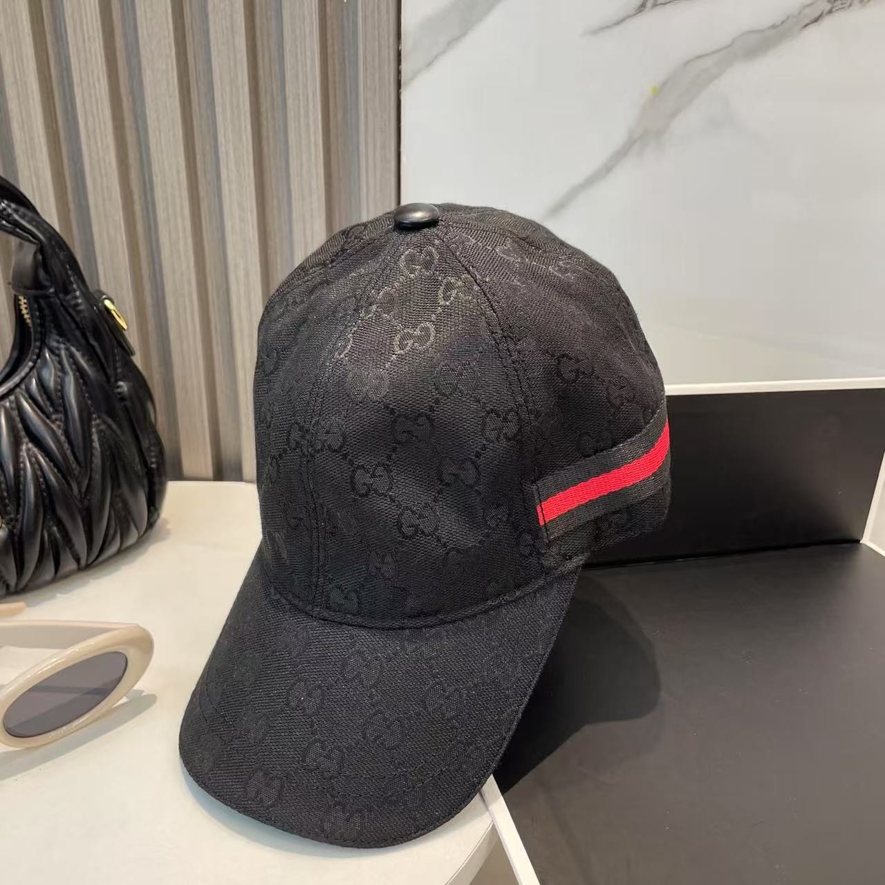 [#4911」 GUCCI baseball cap peaked c ap hat