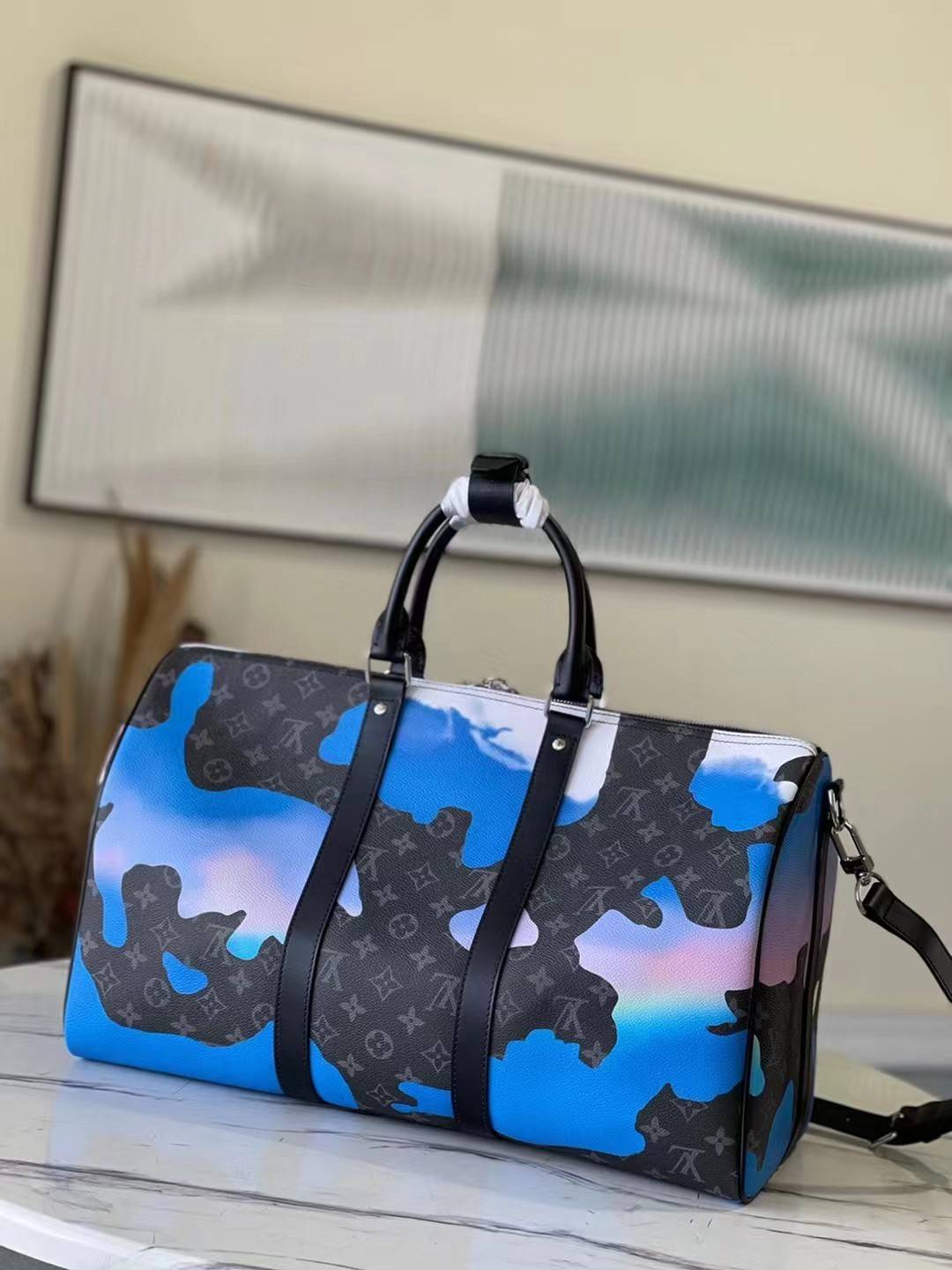 L*V KEEPALL BAG M46356 size:45*27*20cm