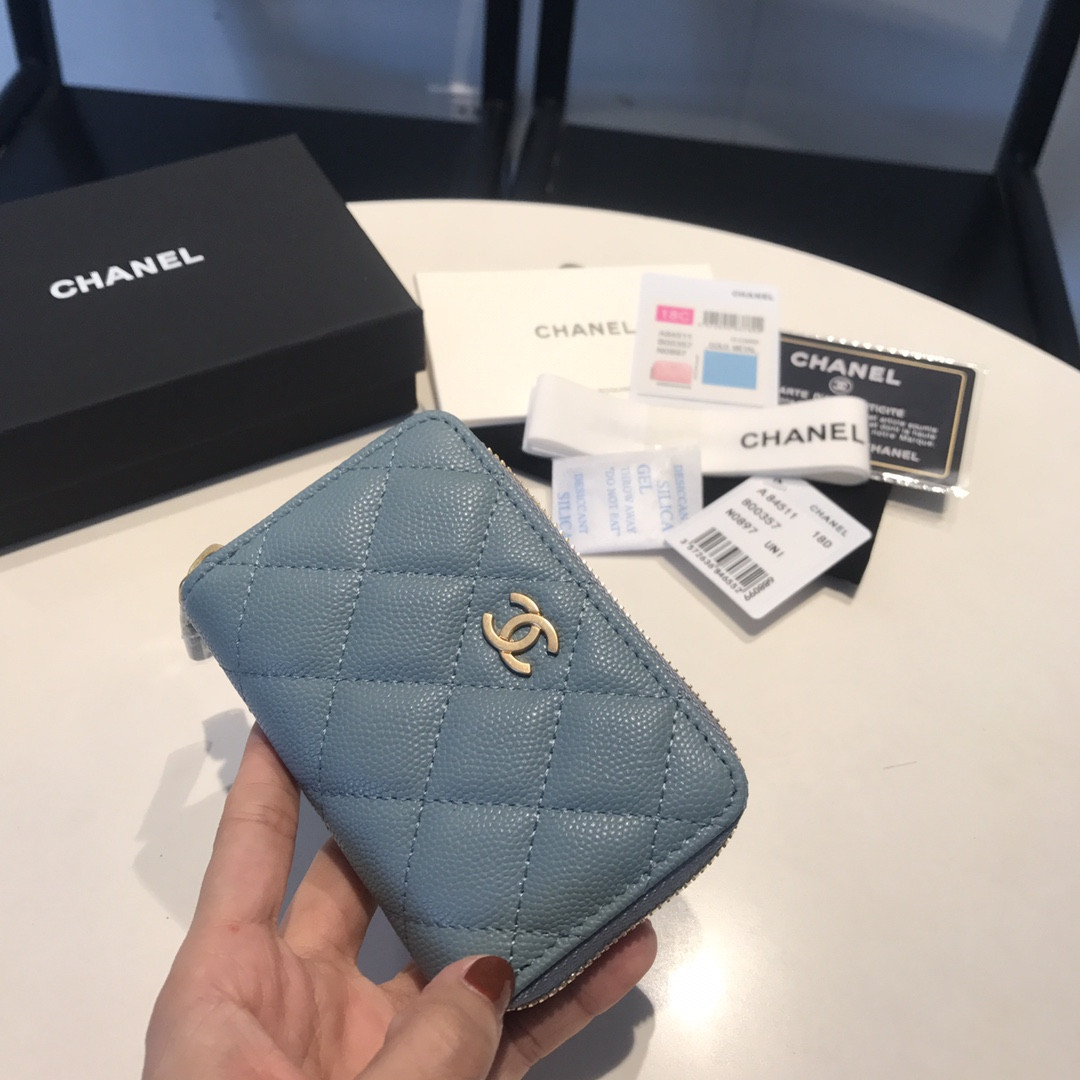 Chanle Zipped Wallet
