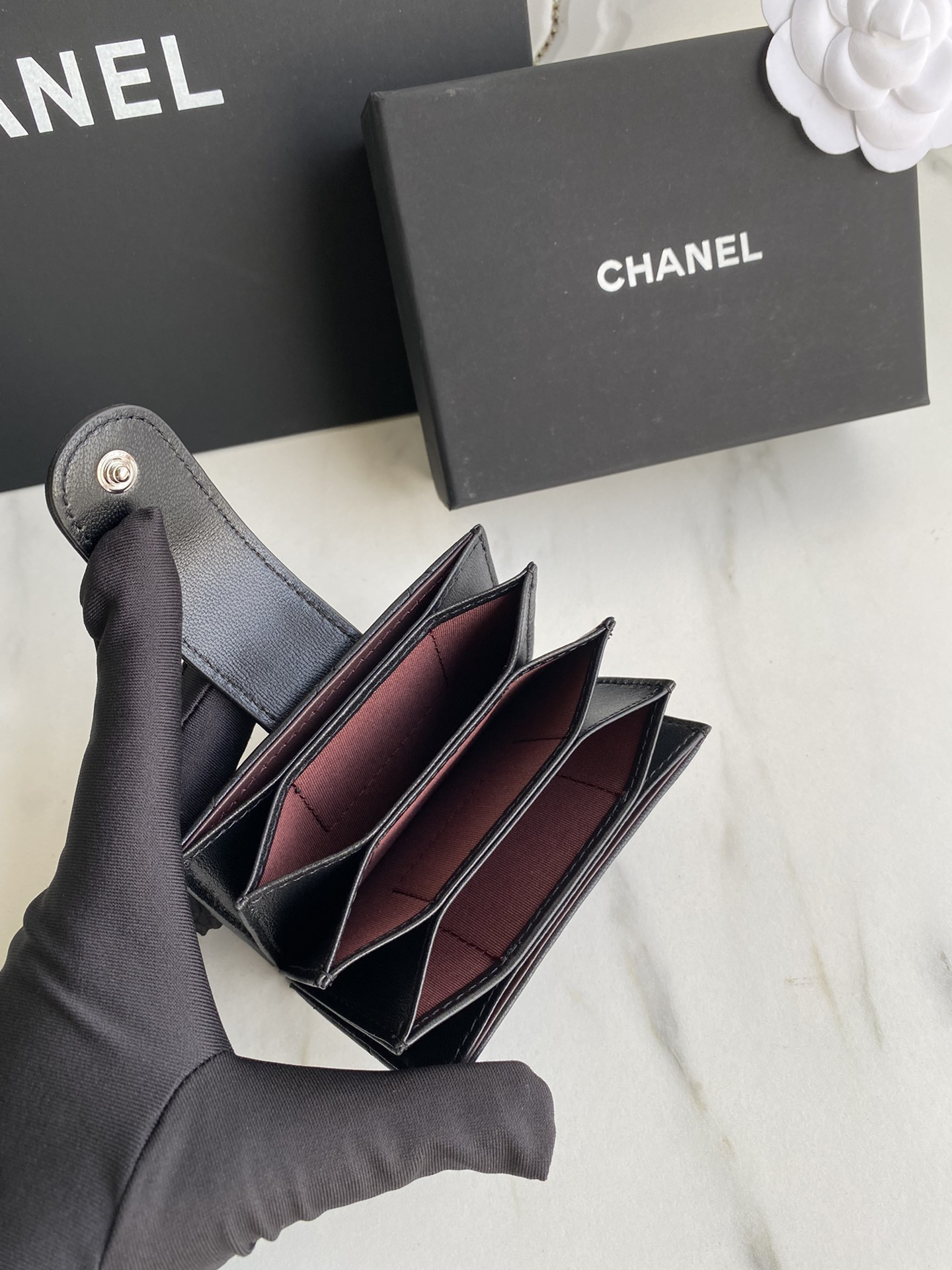 Chanle Flap Wallet