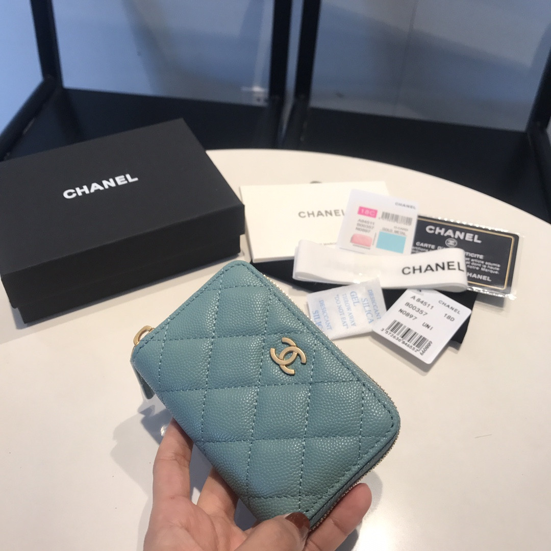 Chanle Zipped Wallet