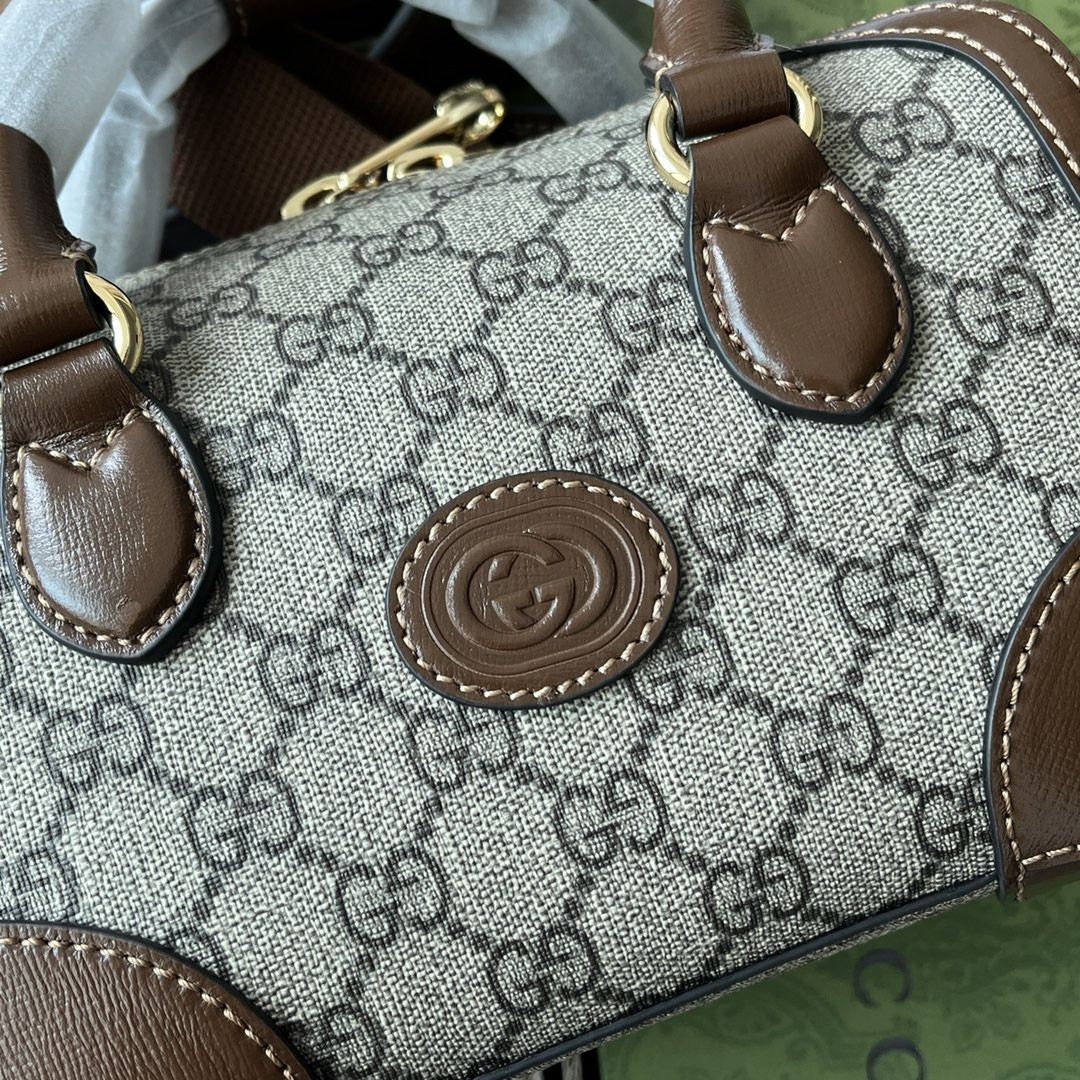 Gucci Small Duffle Bag With Interlocking G